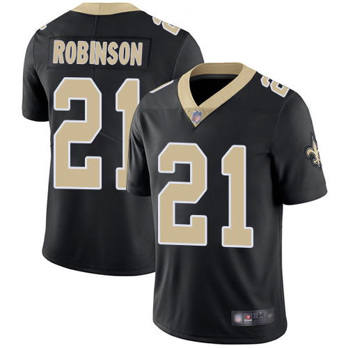 Men New Orleans Saints Limited Black Patrick Robinson Home Jersey NFL Football #21 Vapor Untouchable Jersey